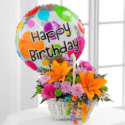 The Happy Blooms Basket by FTD