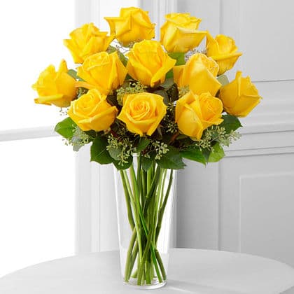Premium Yellow Roses Bouquet by FTD