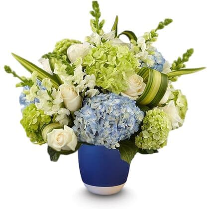 Superior Sights Luxury Bouquet - Blue & White