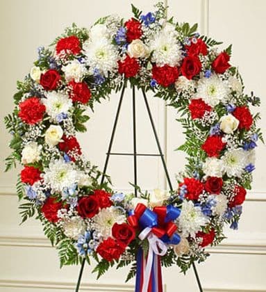 South of The Border Patriotic Wreath