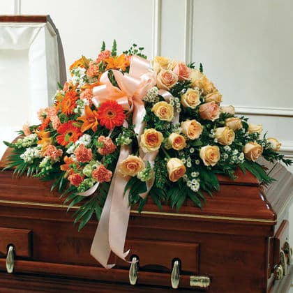 Soothing Colors Casket Spray