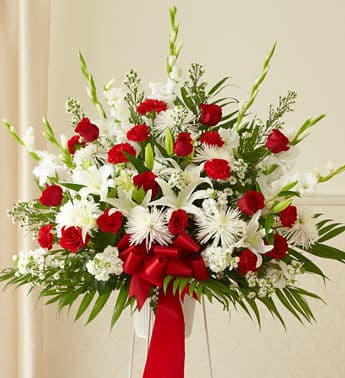 Red and White Perfection Basket