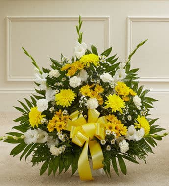 Blazing Basket of Yellow