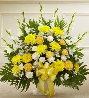 Blazing Basket of Yellow