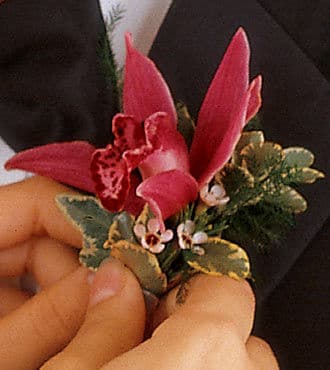 Vintage Bloom Flower Boutonniere