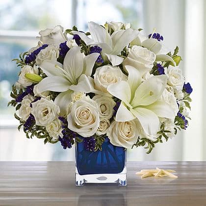 Teleflora's Sapphire Skies Bouquet
