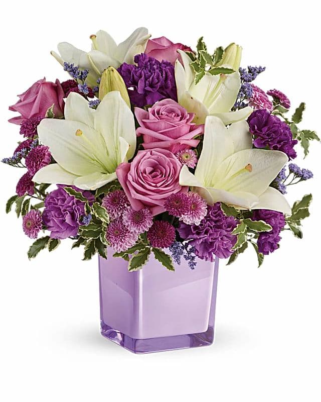 Teleflora's Pleasing Purple Bouquet