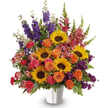 Teleflora's Hues Of Hope Bouquet