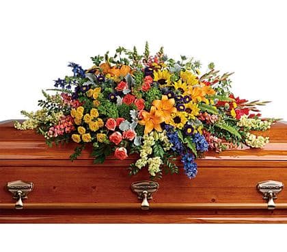 Colorful Reflections Funeral Collection By Teleflora