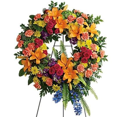 Colorful Reflections Funeral Collection By Teleflora