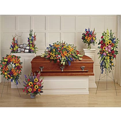 Colorful Reflections Funeral Collection By Teleflora
