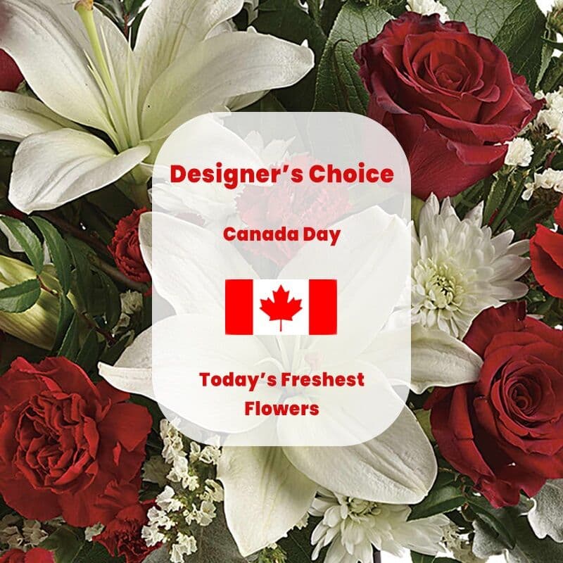 Designer's Choice Canada Day Fresh Flower