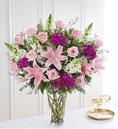 Amazing Anniversary Flower Surprise