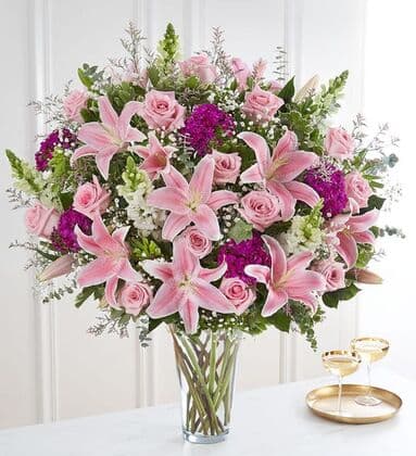 Amazing Anniversary Flower Surprise
