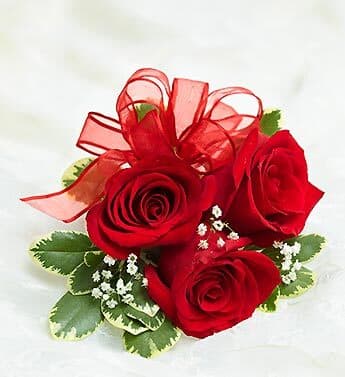 Red Rose Wrist Corsage