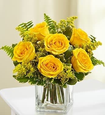Simply Enchanting Yellow Roses