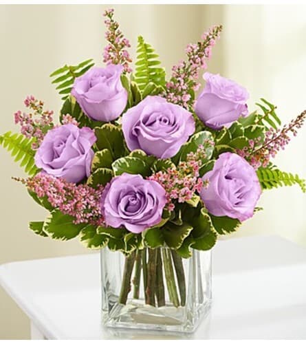 Simply Enchanting Purple Roses