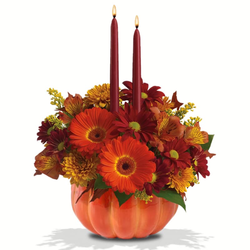 Autumn Pumpkin Charm Centerpiece