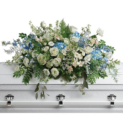 Tender Remembrance Casket Spray by Teleflora