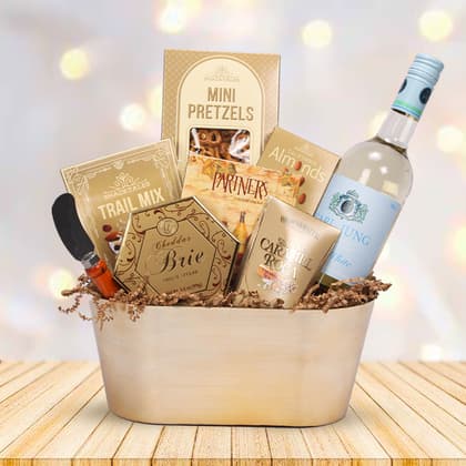 Golden Moments Wine Gourmet Gift