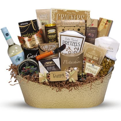 Golden Wine Experience Gourmet Gift