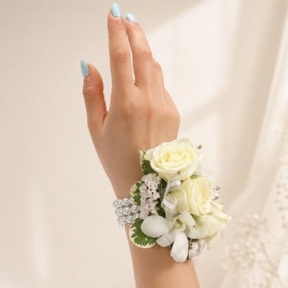 Elegant Spray Rose and Orchid Corsage