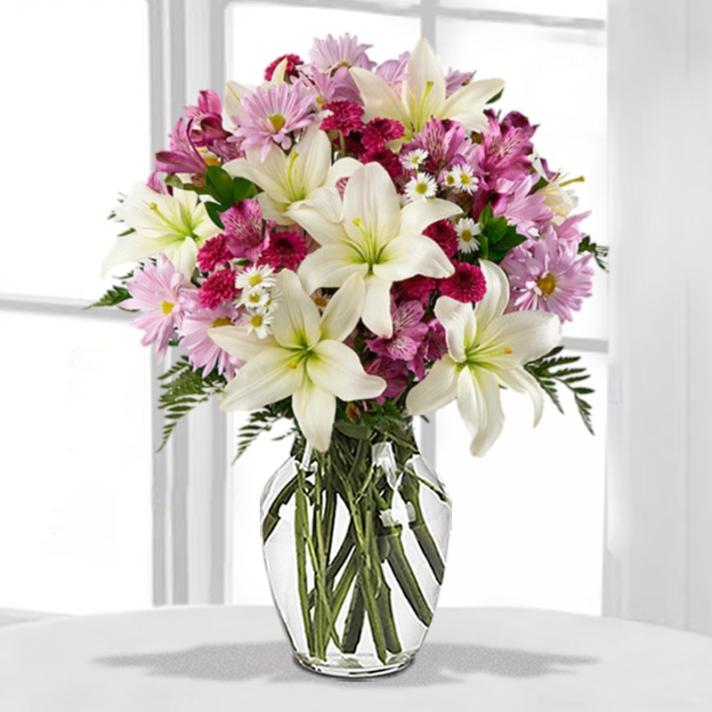 Lavender Fields Mixed Flower Bouquet