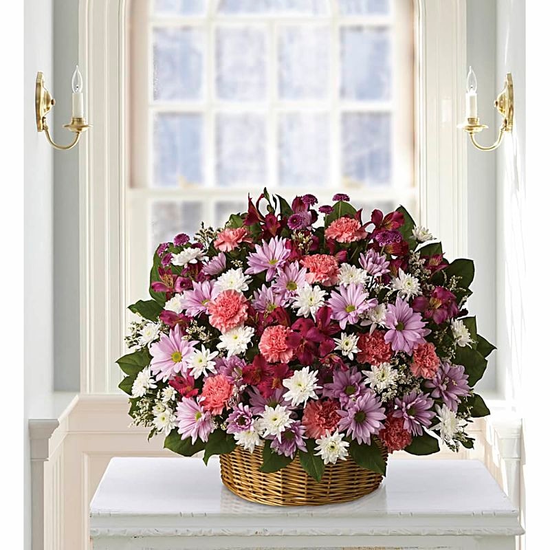 Rainbow Reflections Basket