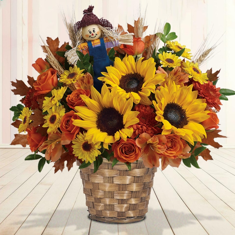 Teleflora's Smiling Scarecrow Bouquet
