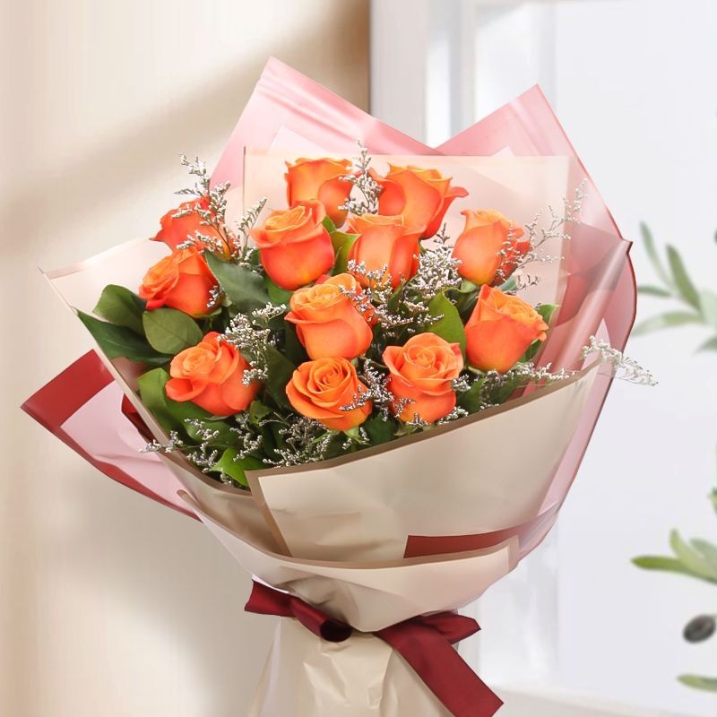 Orange Roses Luxury Bouquet
