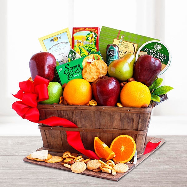 Fruitful Greetings Gourmet Gift Basket