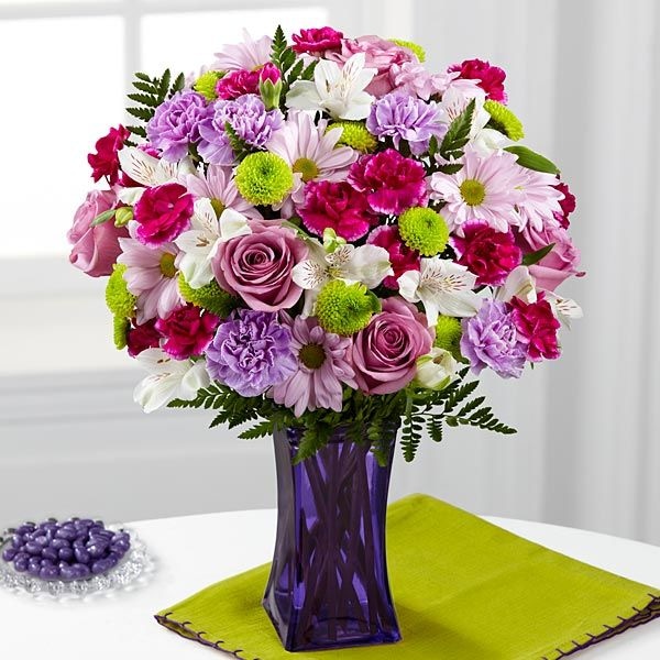 The FTD Purple Pop Bouquet