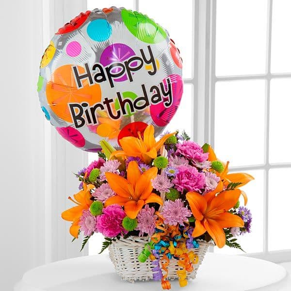 The Happy Blooms Basket by FTD