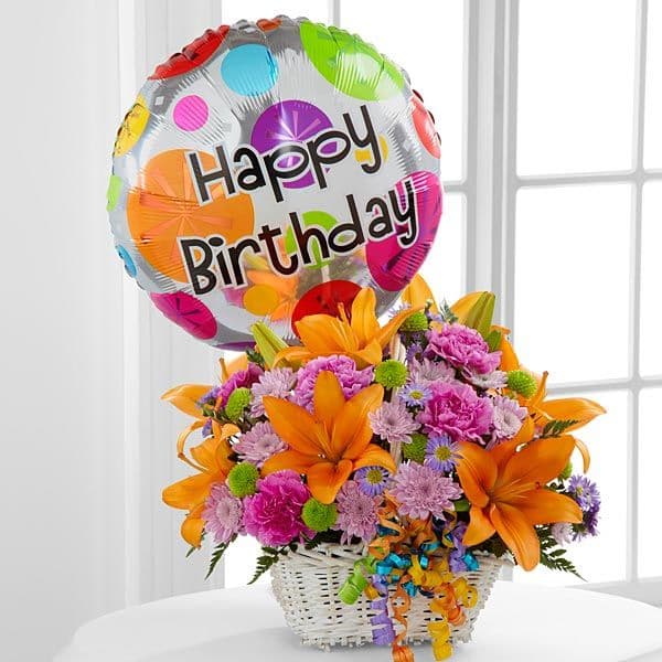 The Happy Blooms Basket by FTD