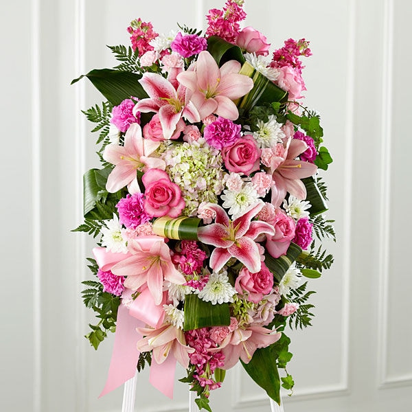The FTD Gently into the Ever-After Standing Spray
