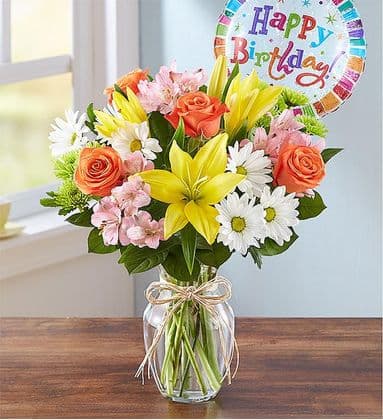 Birthday Vase Arrangement