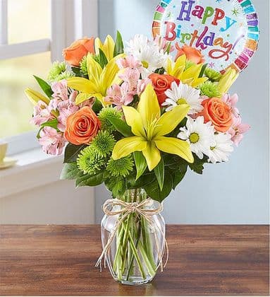Birthday Vase Arrangement