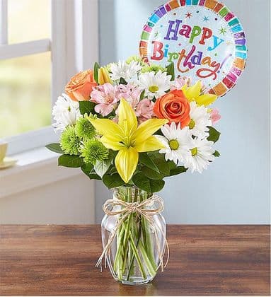 Birthday Vase Arrangement