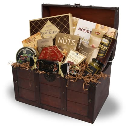 Treasure Chest Gift Basket