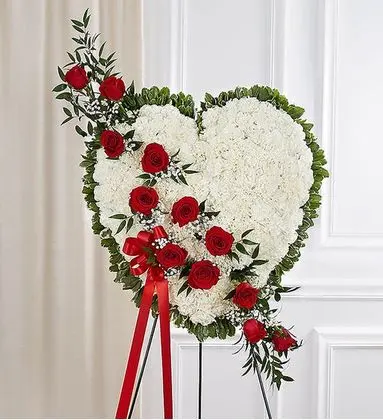 Heart Standing Spray