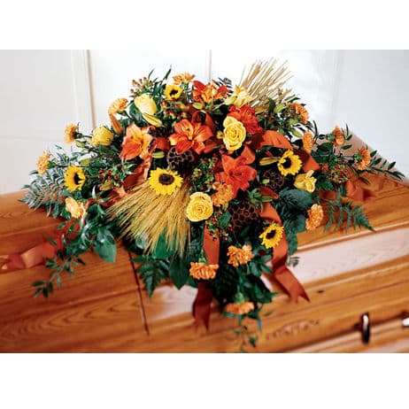 Vibrant Casket Spray