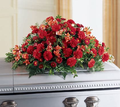 Solace Sympathy Casket Flowers