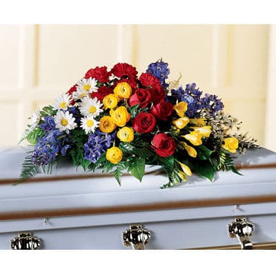 Floral Oasis Casket Spray
