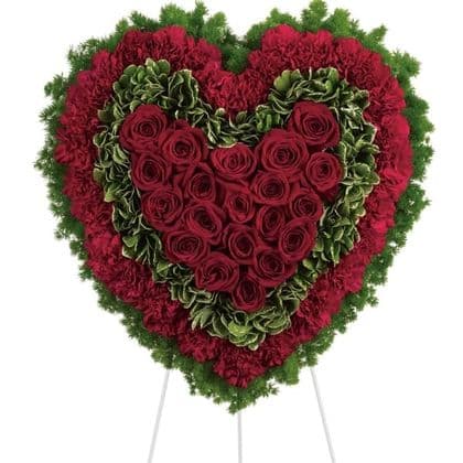 Heart of Deep Standing Spray