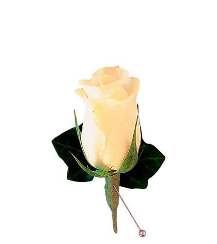 White Rose Boutonniere