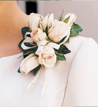 Porcelina Rose Corsage