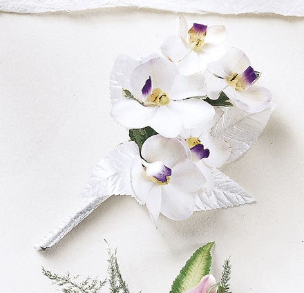 White on White Corsage
