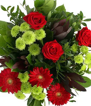 Glorious Roses and Gerbera Daisies