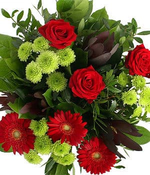 Glorious Roses and Gerbera Daisies