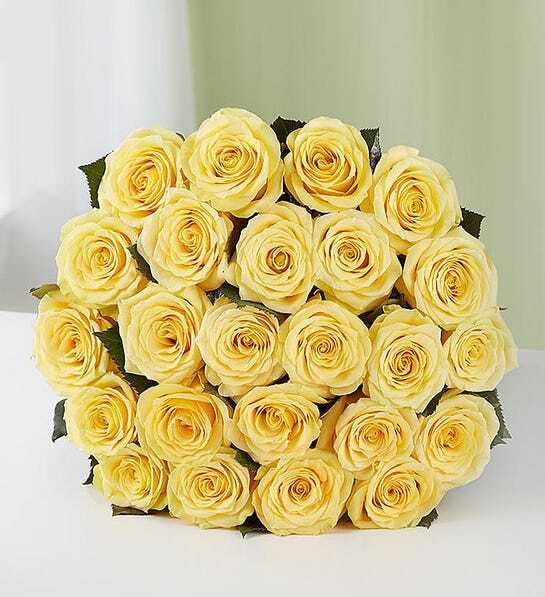 Simply Yellow Roses Bouquet
